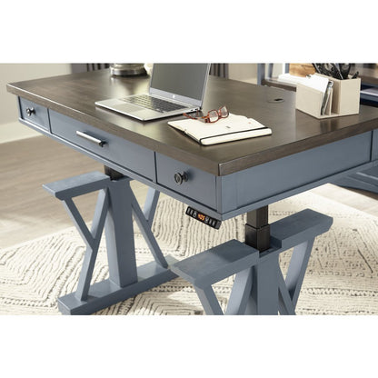 Parker House Americana Modern - Denim 56 In. Power Lift Desk