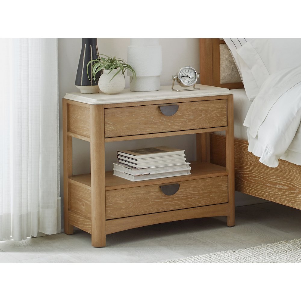 Bedroom 2 Drawer Nightstand