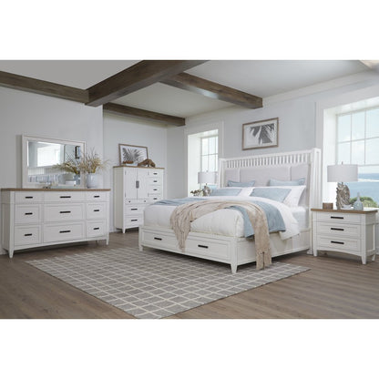 Modern Bedroom Queen Shelter Bed