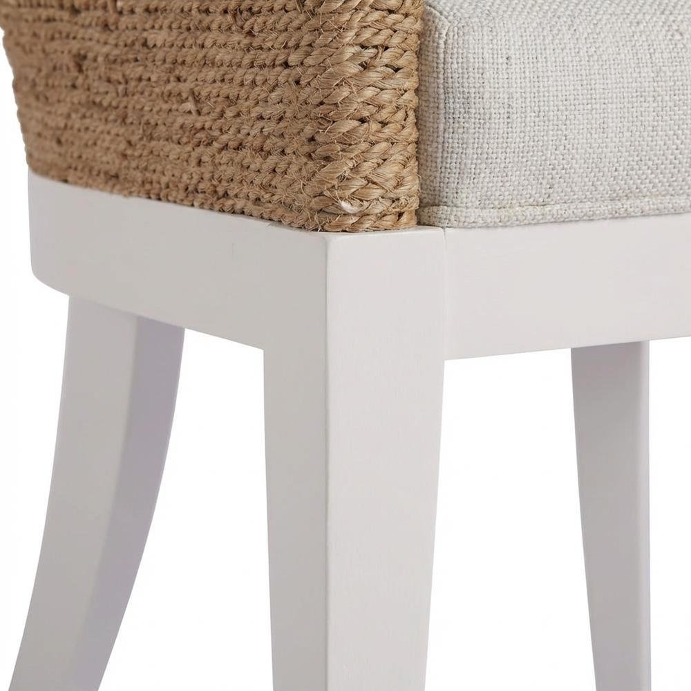 Sailcloth Dining Chair Pair with Distressed Finish for Stylish Dining Room