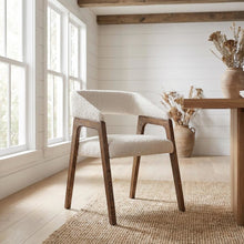 Aged Gray Finish Barrel Back Dining Chair with Modern Style