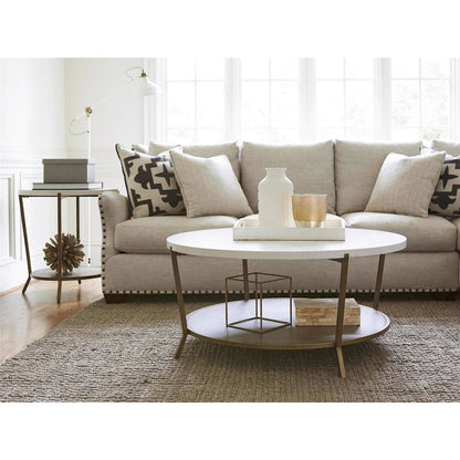 Round Cocktail Table In Brown Eyed Girl Color