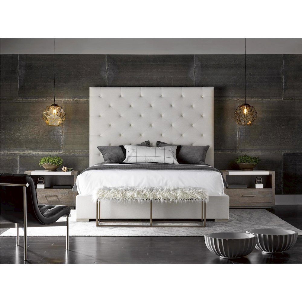 Brando Bed Cal King 60 In Quartz Color