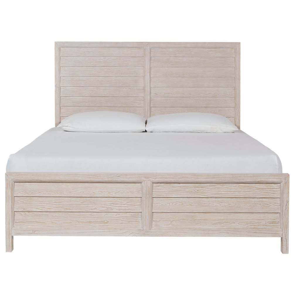 Getaway Panel Bed King 66 In Sea Oat Color