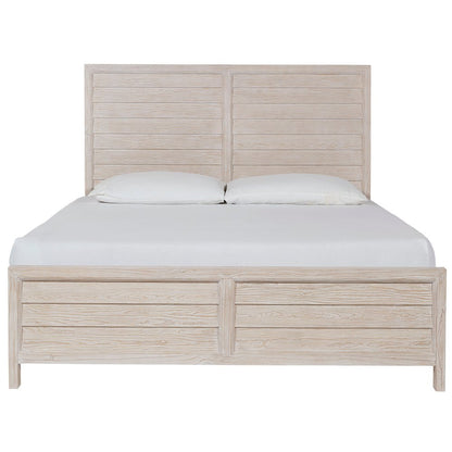 Getaway Panel Bed King 66 In Sea Oat Color