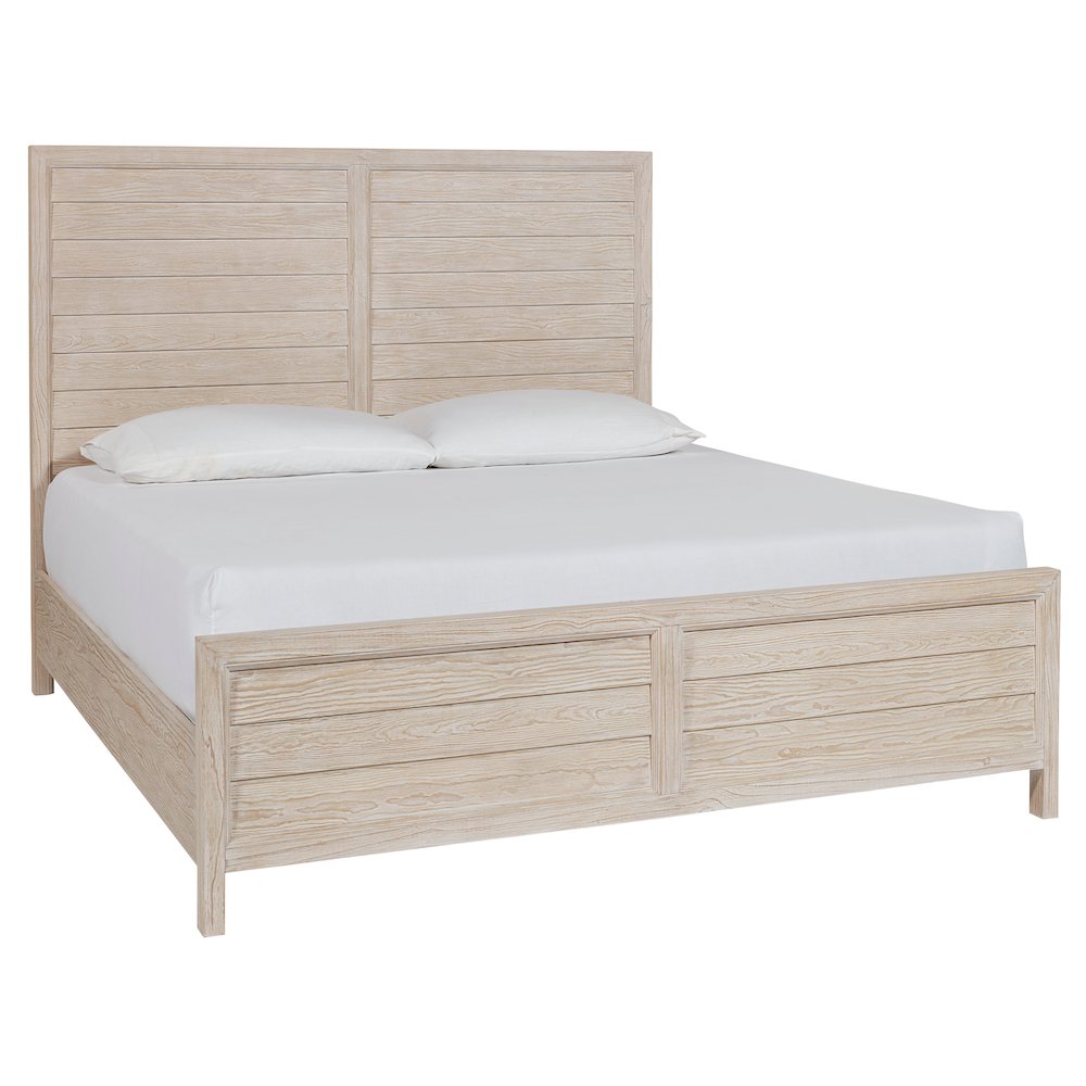 Getaway Panel Bed King 66 In Sea Oat Color
