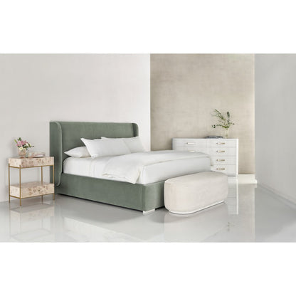 Restore Bed Complete King 66 In Soft, Brushed Nickel Color