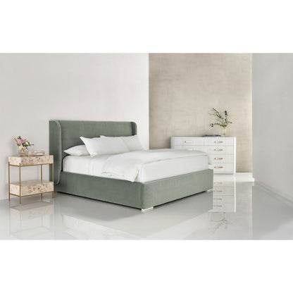 Restore Bed Complete King 66 In Soft, Brushed Nickel Color
