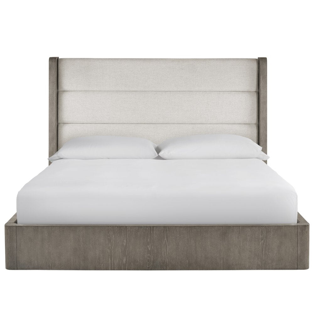 Morada Bed King 66 In Weathered Oak Color