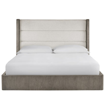 Morada Bed King 66 In Weathered Oak Color