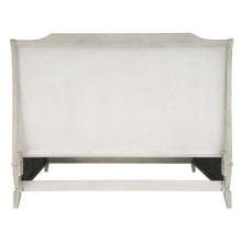 Sleigh Platform Bed King In Rolling Fog Color