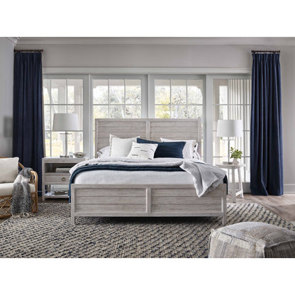 Getaway Panel Bed King 66 In Sea Oat Color