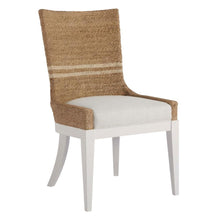 Sailcloth Dining Chair Pair with Distressed Finish for Stylish Dining Room