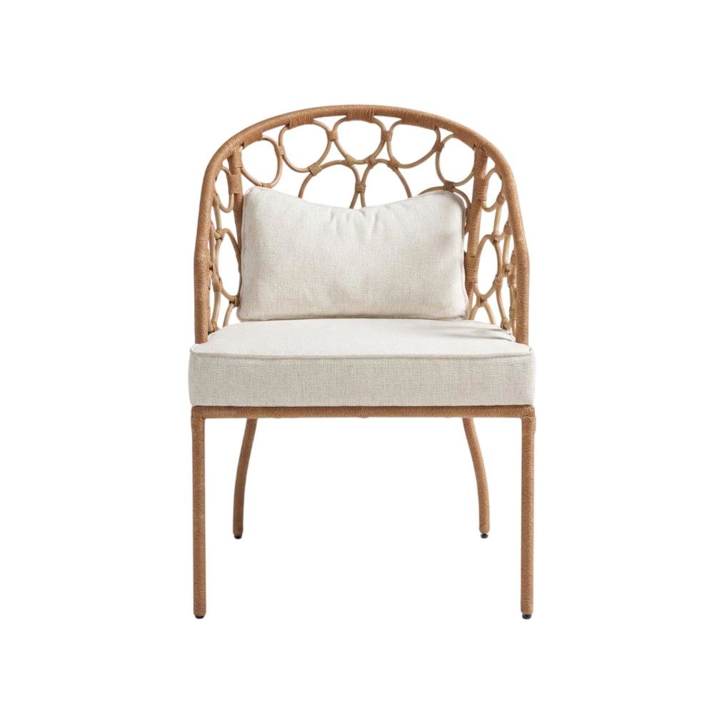 Colorful Dining Chair with Distressed Finish and Stylish Design