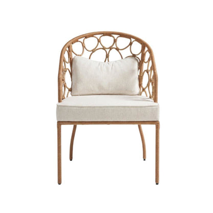 Colorful Dining Chair with Distressed Finish and Stylish Design