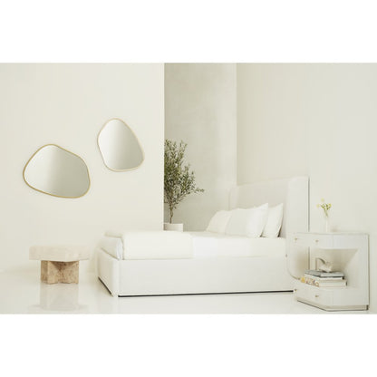 Restore Bed Complete Queen 50 In Soft, Brushed Nickel Color