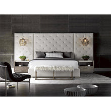 Brando Bed King 66 W-Wall Panel In Quartz Color