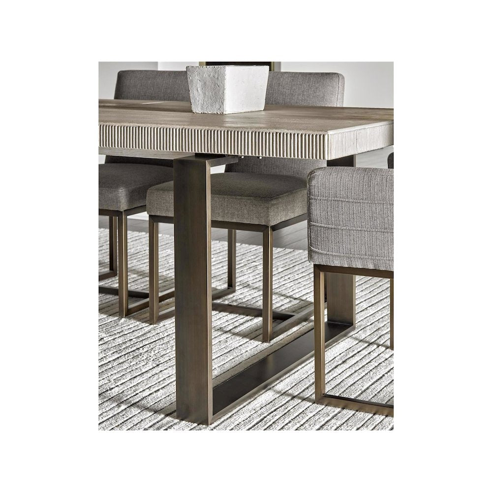 Robards Rectangular Dining Table In Quartz Color