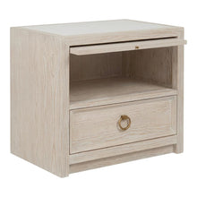 Sea Oat Drawer Nightstand with Distressed Finish and Stylish Design