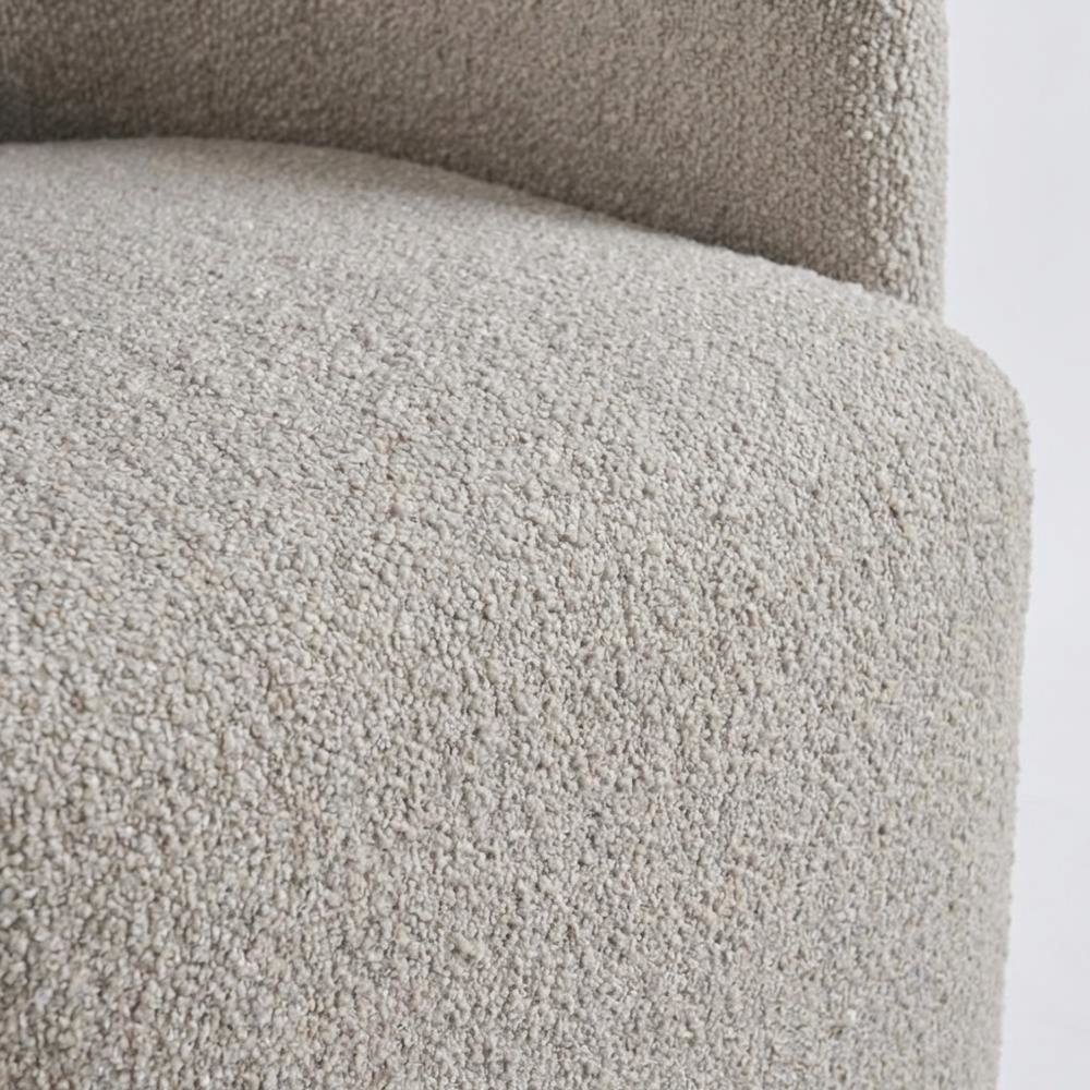 Aged Gray Dining Chair with Modern Style and Distressed Finish