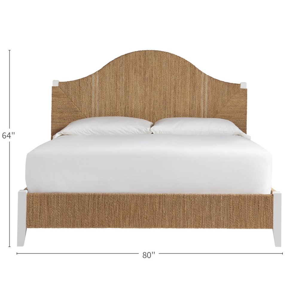 Seabrook Bed King 66 In Sailcloth Color