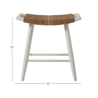 Counter Stool In Sailcloth Color