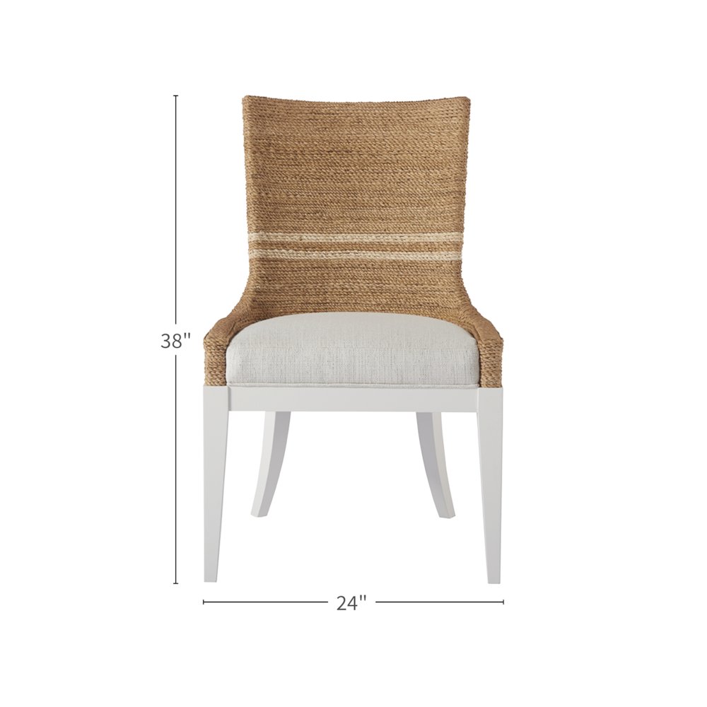 Siesta Key Dining Chair Pair In Sailcloth Color