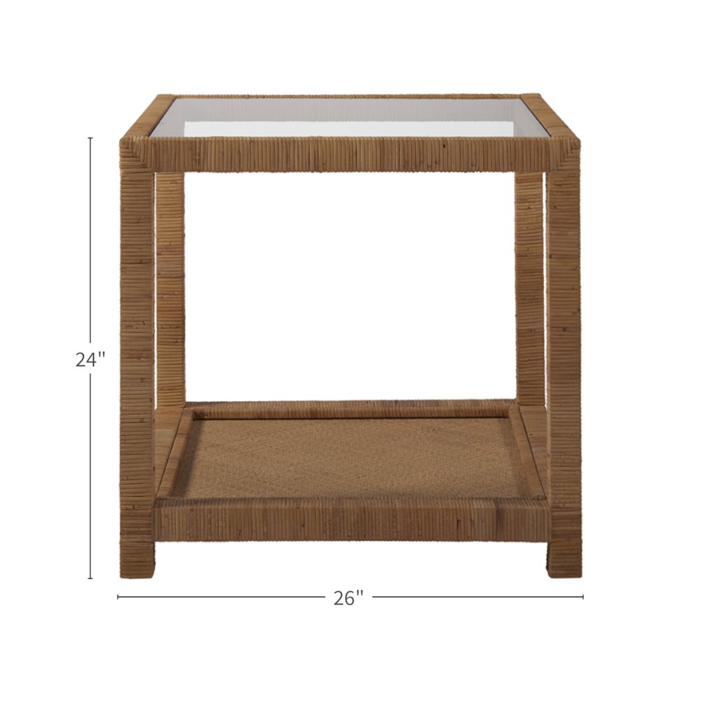 Long Key End Table In Sandbar Color