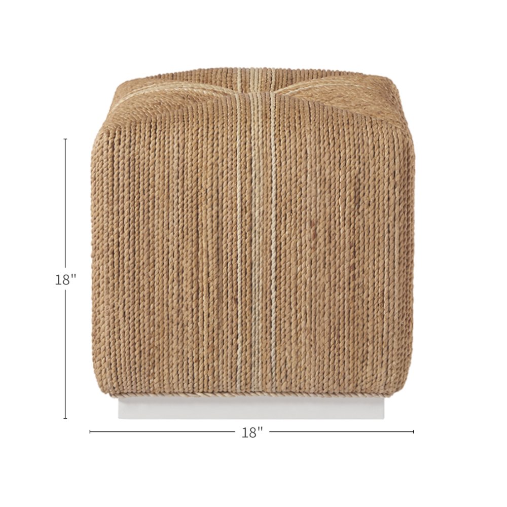 Abaca Cube Ottoman