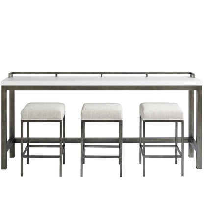 Essence Console Table W/Stools In Meringue Color