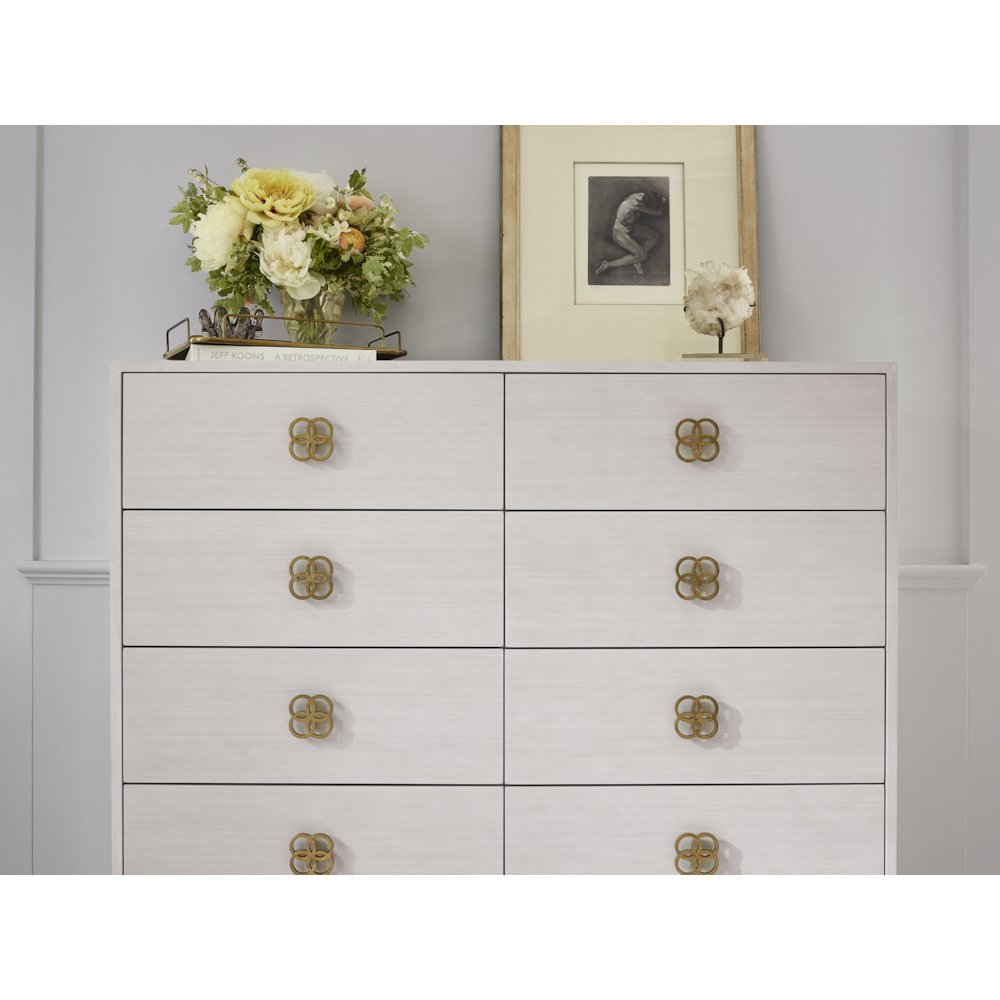 Peony Drawer Chest In Alabaster Color
