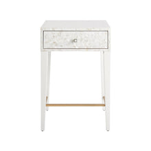 Love Joy Bliss Bedside Table In White Lacquer Color
