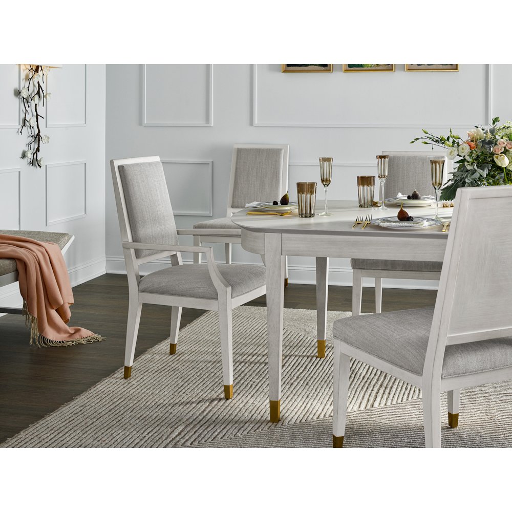 Love Joy Bliss Side Chair (Set Of 2) In Alabaster Color