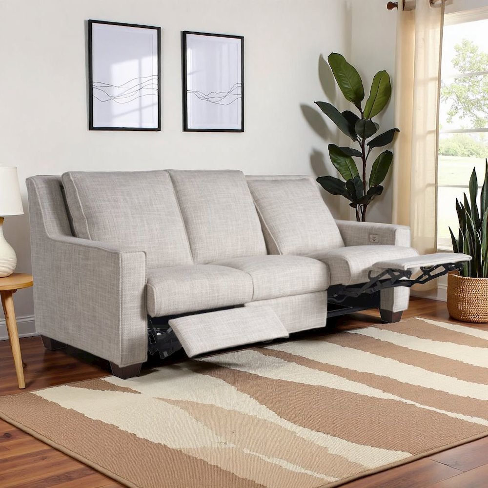 Espresso 3 Seater Couch for Apartment or Living Room Interior Use