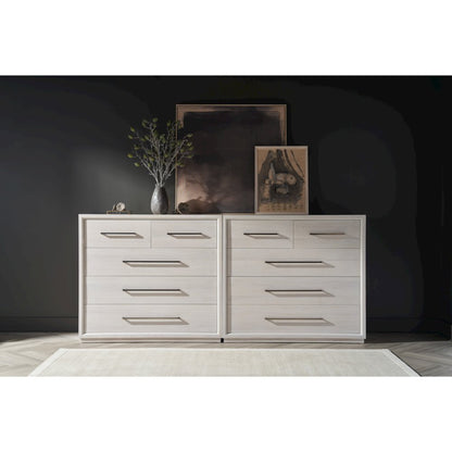 Astrid Drawer Chest In White Oak Color