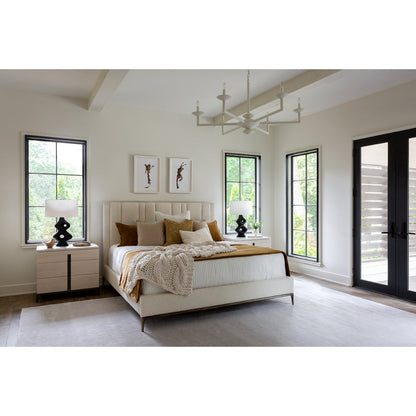 Summerland Bed Queen 50 In Satin Bronze Color
