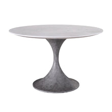 Santa Cruz Dining Table In Faux Marble Cast Concrete Color