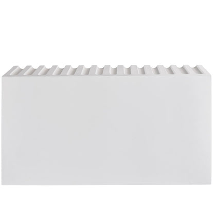 Edisto Cocktail Table In Abaco White Color