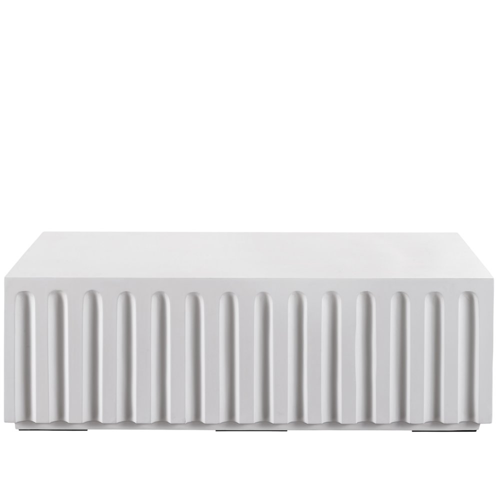 Edisto Cocktail Table In Abaco White Color