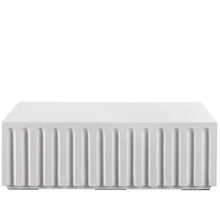 Edisto Cocktail Table In Abaco White Color