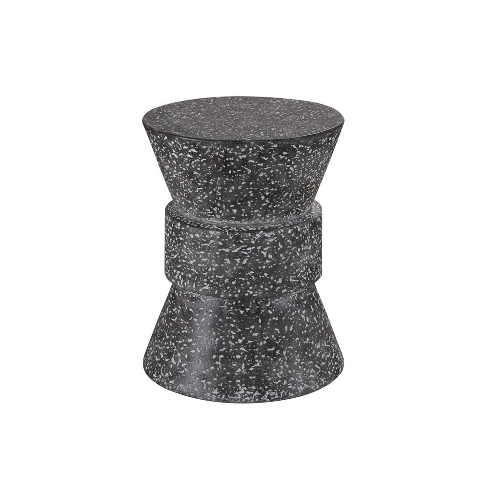 Stinson Accent Table In Speckled Gray Color