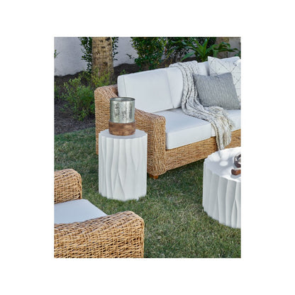 Geneva End Table In Abaco White Color