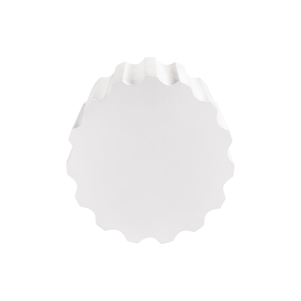 Edisto Side Table In Abaco White Color
