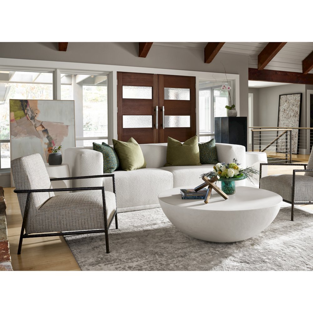 Everdin Cocktail Table In Abaco White Color
