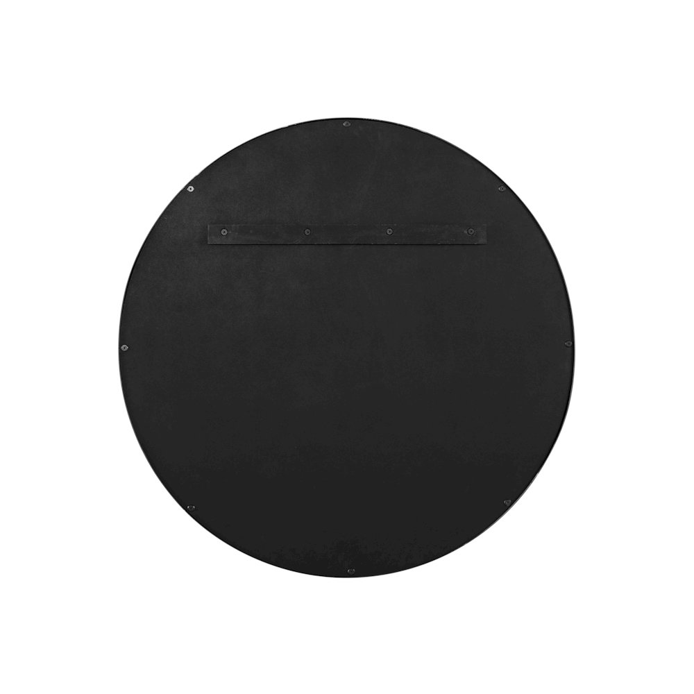 Round Mirror In Brushed Nickel  Color