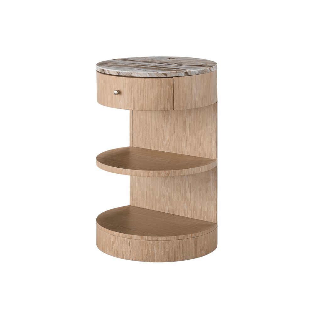 Breeze Nightstand In Tech Oak Color