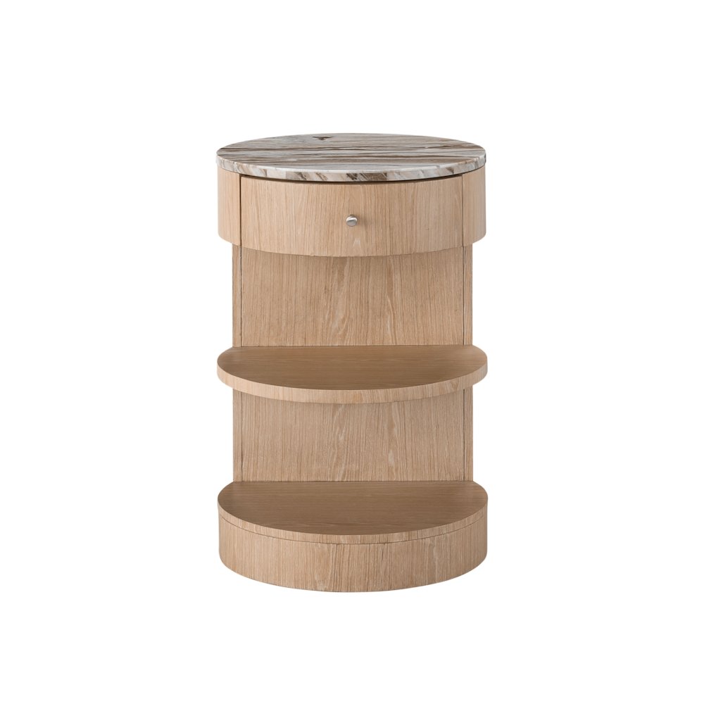 Breeze Nightstand In Tech Oak Color