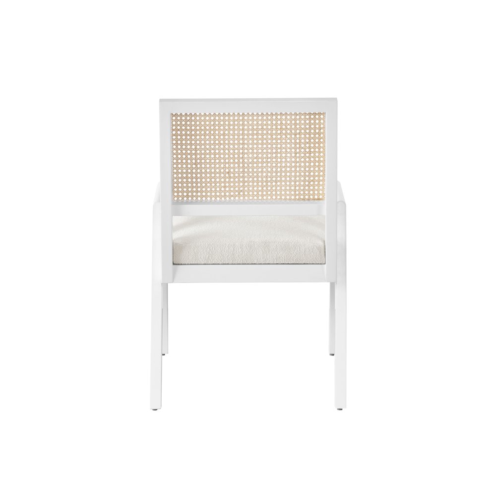 Sonora Arm Chair Pair In Cane/Glacier Color
