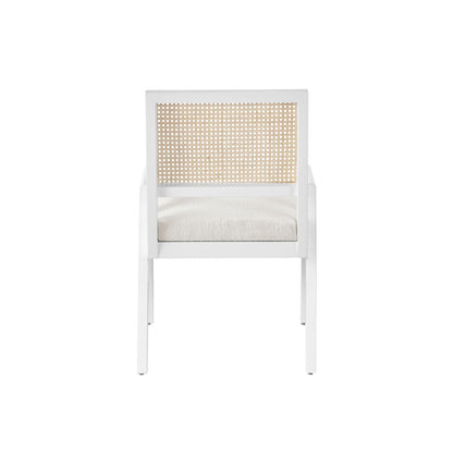 Sonora Arm Chair Pair In Cane/Glacier Color