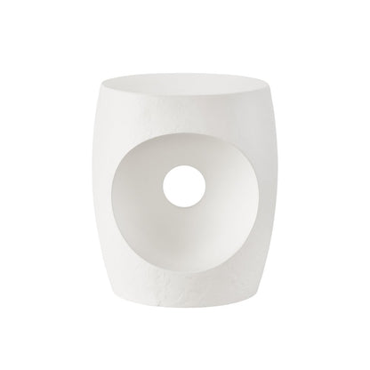 Canyo Accent Table In Abaco White Color